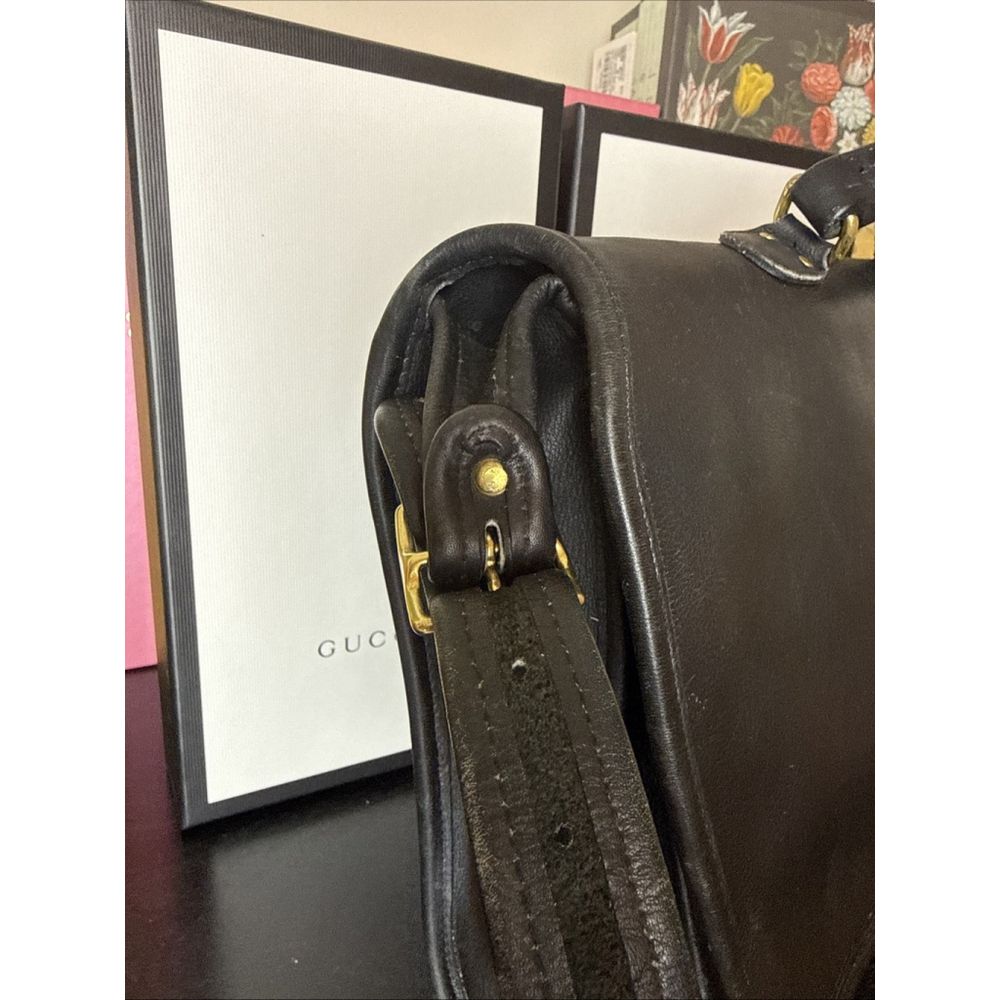 Coach Vintage Black Metropolitan Messenger Briefcase Laptop Bag H5C-5180 USA ‘95 - Picture 6 of 13